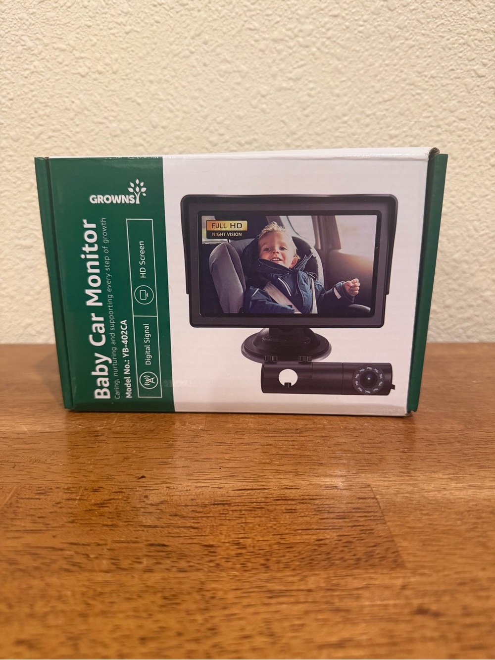 NEW Grownsy Baby Car Monitor with HD Screen
